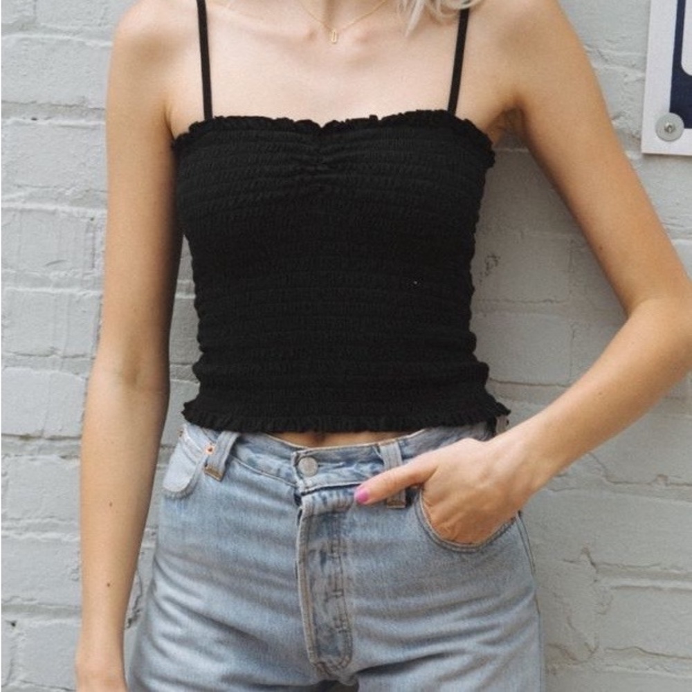 Madewell Rouched Spaghetti Strap Tank (XXS)